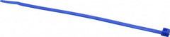 Made in USA - 7.562" Long Blue Nylon Standard Cable Tie - 50 Lb Tensile Strength, 1.32mm Thick, 3" Max Bundle Diam - A1 Tooling