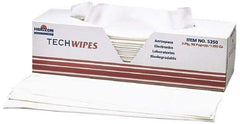 Ability One - Flat Fold Clean Room/Lab/Critical Task Wipes - 16-1/2" x 15" Sheet Size, White - A1 Tooling