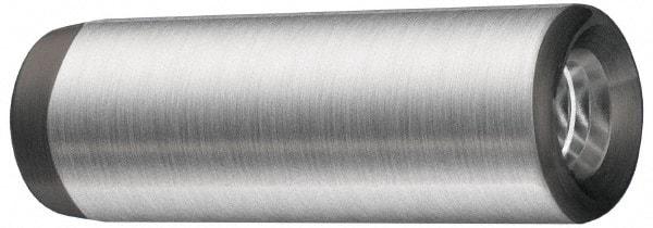 Jergens - 1/2" Diam x 2-1/2" Pin Length Alloy Steel Pull Out Dowel Pin - C 47-58 & C 60-64 (Surface) Hardness, 1 Beveled & 1 Threaded End - A1 Tooling