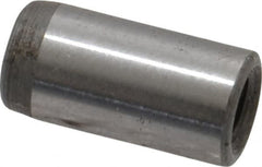 Jergens - 1/4" Diam x 1/2" Pin Length Alloy Steel Pull Out Dowel Pin - C 47-58 & C 60-64 (Surface) Hardness, 1 Beveled & 1 Threaded End - A1 Tooling