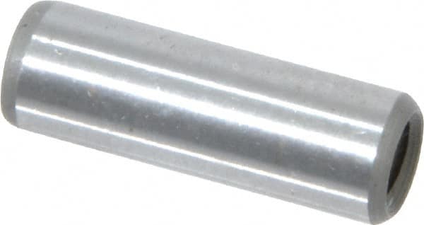 Jergens - 1/4" Diam x 3/4" Pin Length Alloy Steel Pull Out Dowel Pin - C 47-58 & C 60-64 (Surface) Hardness, 1 Beveled & 1 Threaded End - A1 Tooling