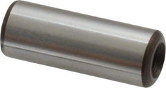 Jergens - 3/8" Diam x 1" Pin Length Alloy Steel Pull Out Dowel Pin - C 47-58 & C 60-64 (Surface) Hardness, 1 Beveled & 1 Threaded End - A1 Tooling