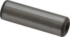 Jergens - 3/8" Diam x 1-1/4" Pin Length Alloy Steel Pull Out Dowel Pin - C 47-58 & C 60-64 (Surface) Hardness, 1 Beveled & 1 Threaded End - A1 Tooling