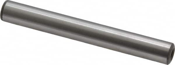 Jergens - 3/8" Diam x 3" Pin Length Alloy Steel Pull Out Dowel Pin - C 47-58 & C 60-64 (Surface) Hardness, 1 Beveled & 1 Threaded End - A1 Tooling