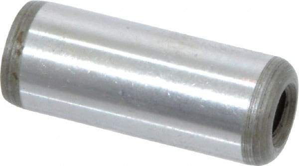 Jergens - 1/2" Diam x 1-1/4" Pin Length Alloy Steel Pull Out Dowel Pin - C 47-58 & C 60-64 (Surface) Hardness, 1 Beveled & 1 Threaded End - A1 Tooling