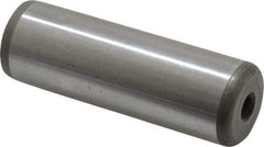 Jergens - 1" Diam x 3" Pin Length Alloy Steel Pull Out Dowel Pin - C 47-58 & C 60-64 (Surface) Hardness, 1 Beveled & 1 Threaded End - A1 Tooling