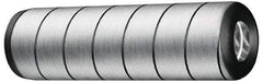 Jergens - 1/4" Diam x 2-1/4" Pin Length Alloy Steel Grooved Dowel Pin - C 47-58 & C 60-64 (Surface) Hardness, 1 Beveled & 1 Threaded End - A1 Tooling