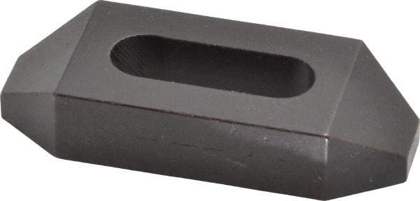 Gibraltar - 5/16, 3/8" Stud, Steel, Plain Strap Clamp - 13/16" Travel, 2-1/2" OAL x 1" Wide x 1/2" High, Black Oxide Finish, Tapered Nose - A1 Tooling