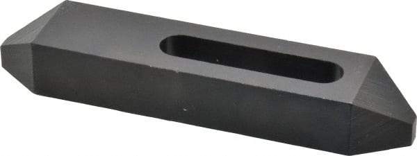 Gibraltar - 1/2" Stud, Steel, Plain Strap Clamp - 2-1/16" Travel, 6" OAL x 1-1/4" Wide x 7/8" High, Black Oxide Finish, Tapered Nose - A1 Tooling