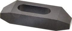 Gibraltar - 3/4" Stud, Steel, Plain Strap Clamp - 1-1/16" Travel, 4" OAL x 1-1/2" Wide x 3/4" High, Black Oxide Finish, Tapered Nose - A1 Tooling