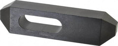 Gibraltar - 7/8, 1" Stud, Steel, Plain Strap Clamp - 1-11/16" Travel, 8" OAL x 2" Wide x 1-3/8" High, Black Oxide Finish, Tapered Nose - A1 Tooling