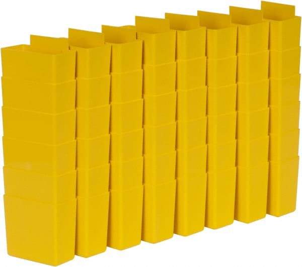 Quantum Storage - 1.8" Wide x 3" High, Yellow Bin Cup - Use with Quantum Storage Systems - Shelf Bin - A1 Tooling