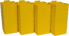 Quantum Storage - 2.8" Wide x 3" High, Yellow Bin Cup - Use with Quantum Storage Systems - Shelf Bin - A1 Tooling