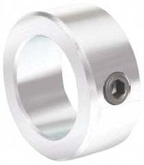 Climax Metal Products - 1-1/2" Bore, Aluminum, One Piece Solid Set Screw Collars - 2-1/4" Outside Diam, 3/4" Wide - A1 Tooling