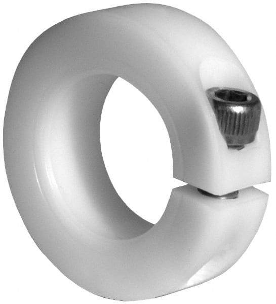 Climax Metal Products - 1-15/16" Bore, Plastic, One Piece One Piece Split Shaft Collar - 3" Outside Diam, 11/16" Wide - A1 Tooling