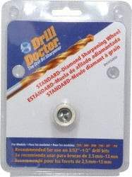 Drill Doctor - 180 Grit, Tool & Cutter Grinding Wheel - Medium Grade, Diamond - A1 Tooling