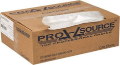 PRO-SOURCE - 0.47 mil Thick, Household/Office Trash Bags - 38" Wide x 58" High, Clear - A1 Tooling