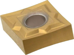 Seco - CNGP430.5 MF1 Grade CP200 Carbide Turning Insert - TiAlN/TiN Finish, 80° Diamond, 1/2" Inscr Circle, 3/16" Thick, 0.0078" Corner Radius - A1 Tooling