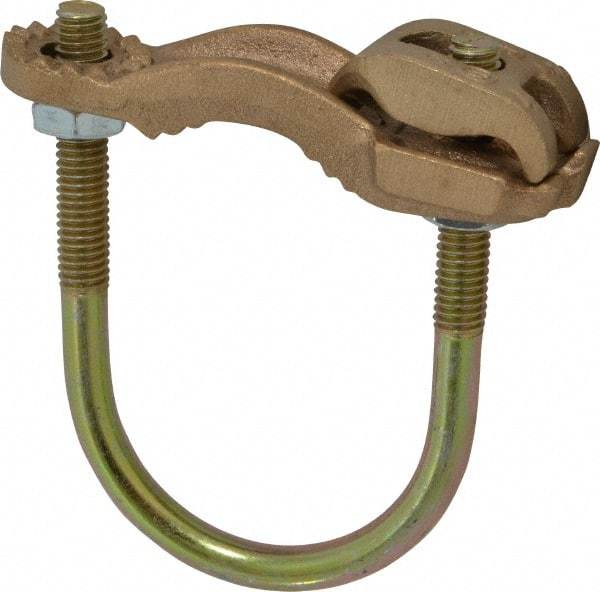 Thomas & Betts - 4 to 4/0 AWG Compatible U-bolt Rod Clamp - Bronze, CSA Certified, UL File E3060, UL Listed - A1 Tooling