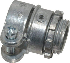 Thomas & Betts - 1/2" Trade, Die Cast Zinc Squeeze Clamp Straight FMC Conduit Connector - Noninsulated - A1 Tooling