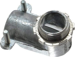 Thomas & Betts - 3/4" Trade, Die Cast Zinc Squeeze Clamp Angled FMC Conduit Connector - Noninsulated - A1 Tooling