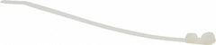 Thomas & Betts - 5.6" Long Natural (Color) Nylon Standard Cable Tie - 30 Lb Tensile Strength, 1.21mm Thick, 1-1/4" Max Bundle Diam - A1 Tooling