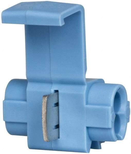 3M - 22 to 16 AWG, Blue, IDC, Run & Tap Quick Splice Connector - 2 Wires - A1 Tooling