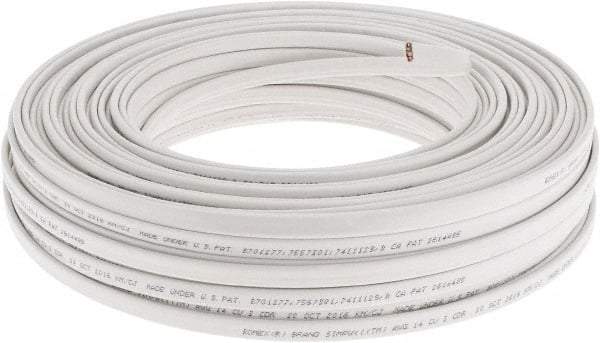 Southwire - NM-B, 14 AWG, 15 Amp, 250' Long, Stranded Core, 1 Strand Building Wire - White, PVC Insulation - A1 Tooling