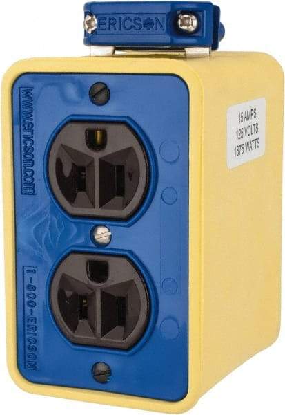 Conductix - Plastic Rectangle Outlet Box - 4-1/2" Overall Height x 2-1/2" Overall Width - A1 Tooling