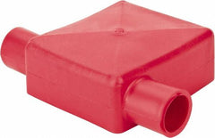 Noco - 1 & 2 Gauge, Flag Automotive Battery Terminal Protector - Red - A1 Tooling