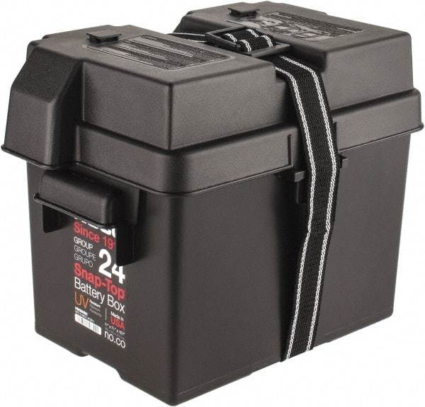 Noco - Group 24 Automotive Battery Box - 13-3/8" Outside Length x 10-1/8 Width x 11 Height, 11" Inside Length x 7-7/8 Width x 10-3/4 Height - A1 Tooling