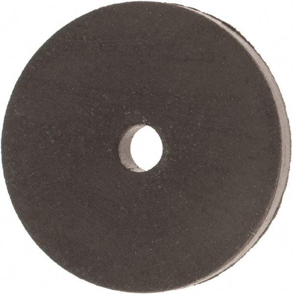 Made in USA - 1-1/2" Diam x 1/4" Hole x 3/16" Thick, 80 Grit Surface Grinding Wheel - Aluminum Oxide/Silicon Carbide Blend, Medium Grade, 15,000 Max RPM, No Recess - A1 Tooling