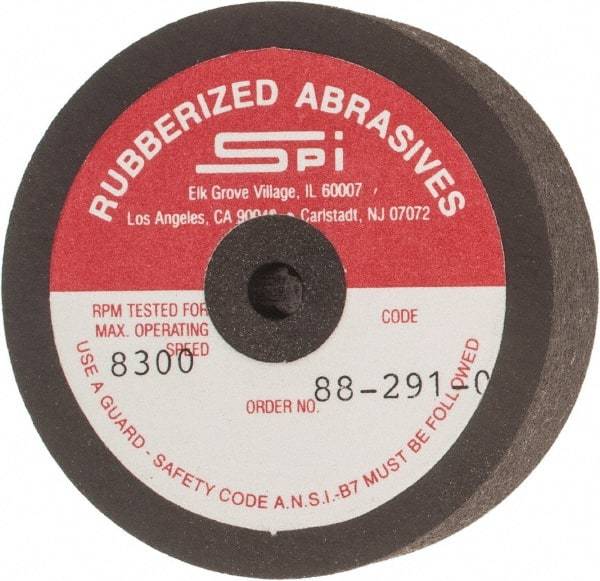 Made in USA - 2-1/2" Diam x 1/4" Hole x 3/4" Thick, 80 Grit Surface Grinding Wheel - Aluminum Oxide/Silicon Carbide Blend, Medium Grade, 8,300 Max RPM - A1 Tooling