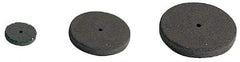 Made in USA - 1/2" Diam x 1/16" Hole x 1/8" Thick, 80 Grit Surface Grinding Wheel - Aluminum Oxide/Silicon Carbide Blend, Medium Grade, 24,000 Max RPM, No Recess - A1 Tooling