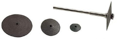 Made in USA - 5/8" Diam x 1/16" Hole x 3/32" Thick, Surface Grinding Wheel - Medium Grade, 20,000 Max RPM - A1 Tooling