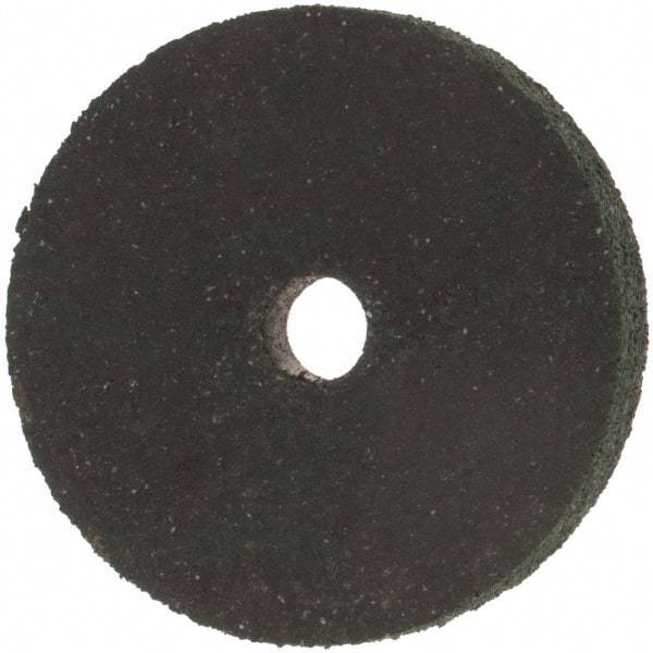 Made in USA - 1-1/2" Diam x 1/4" Hole x 3/16" Thick, 46 Grit Surface Grinding Wheel - Aluminum Oxide/Silicon Carbide Blend, Coarse Grade, 15,000 Max RPM - A1 Tooling