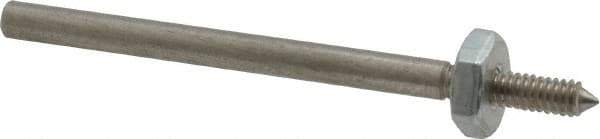 Made in USA - 1/8" Shank Rubberized Abrasive Point Mandrel - 1/8" Hole Compatibility, for Points - A1 Tooling