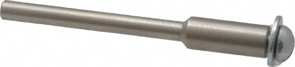 Made in USA - 1/8" Shank Rubberized Abrasive Point Mandrel - 1/8" Hole Compatibility, for Small Wheels - A1 Tooling