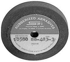 Made in USA - 2" Diam x 1/4" Hole x 3/4" Thick, 120 Grit Surface Grinding Wheel - Aluminum Oxide/Silicon Carbide Blend, Fine Grade, 10,500 Max RPM - A1 Tooling