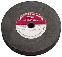 Made in USA - 8" Diam x 1/2" Hole x 3/4" Thick, 46 Grit Surface Grinding Wheel - Aluminum Oxide/Silicon Carbide Blend, Coarse Grade, 2,600 Max RPM - A1 Tooling