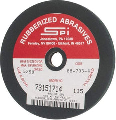 Made in USA - 4" Diam x 1/2" Hole x 1/4" Thick, 240 Grit Surface Grinding Wheel - Aluminum Oxide/Silicon Carbide Blend, Very Fine Grade, 5,250 Max RPM - A1 Tooling