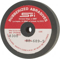 Made in USA - 2-1/2" Diam x 1/4" Hole x 3/8" Thick, 240 Grit Surface Grinding Wheel - Aluminum Oxide/Silicon Carbide Blend, Very Fine Grade, 8,300 Max RPM - A1 Tooling