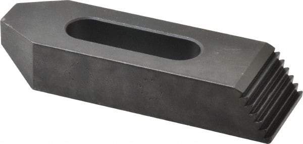 Gibraltar - M12mm Stud, Steel, Plain Strap Clamp - 33mm Travel, 102mm OAL x 32mm Wide x 16mm High, Black Oxide Finish, Tapered Nose - A1 Tooling