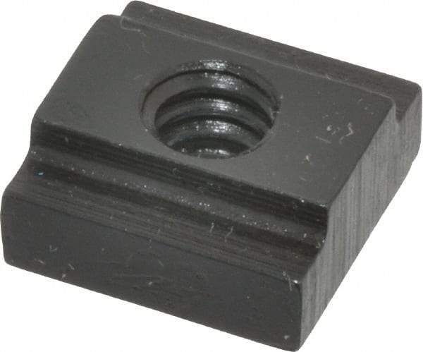 Gibraltar - 1/4-20 Blind Tapped T Slot Nut - 5/16" Slot Width, 9/16 x 3/16" Base Width x Height, 9/16 x 1/4" OAL x Height - A1 Tooling