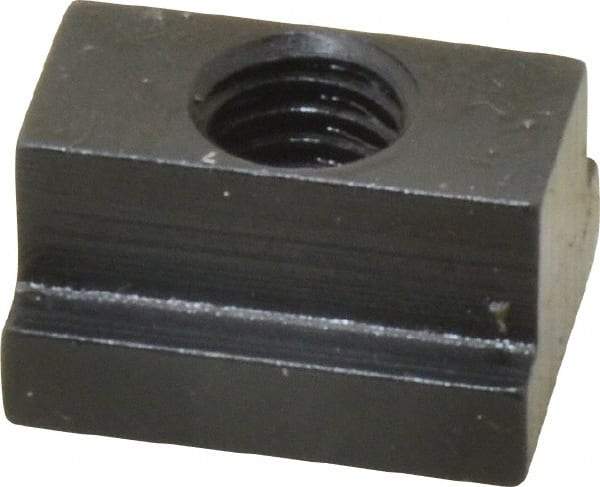 Gibraltar - 3/8-16 Blind Tapped T Slot Nut - 7/16" Slot Width, 11/16 x 7/32" Base Width x Height, 7/8 x 1/2" OAL x Height - A1 Tooling