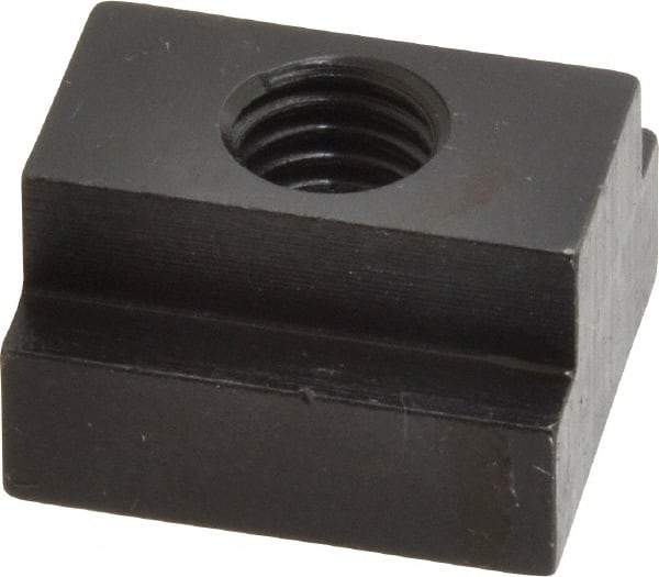 Gibraltar - 1/2-13 Blind Tapped T Slot Nut - 11/16" Slot Width, 1-1/8 x 7/16" Base Width x Height, 1-1/4 x 3/4" OAL x Height - A1 Tooling