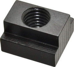 Gibraltar - 5/8-11 Blind Tapped T Slot Nut - 11/16" Slot Width, 1-1/8 x 7/16" Base Width x Height, 1-1/4 x 3/4" OAL x Height - A1 Tooling