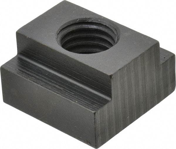 Gibraltar - 5/8-11 Blind Tapped T Slot Nut - 3/4" Slot Width, 1-1/4 x 15/32" Base Width x Height, 1-1/4 x 3/4" OAL x Height - A1 Tooling