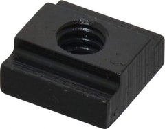 Gibraltar - 1/4-20 Tapped Through T Slot Nut - 5/16" Slot Width, 9/16 x 3/16" Base Width x Height, 9/16 x 1/4" OAL x Height - A1 Tooling