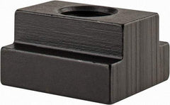 Gibraltar - 1/2-13 Tapped Through T Slot Nut - 5/8" Slot Width, 1 x 11/32" Base Width x Height, 1-1/8 x 5/8" OAL x Height - A1 Tooling